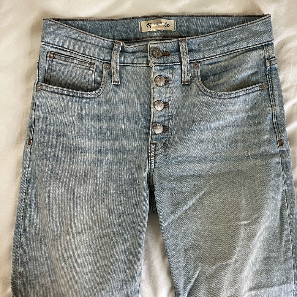 Madewell light wash jeans